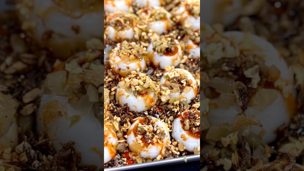 Traditional Teochew Steamed Rice Cake ｜ 【传统潮州水粿】｜ 传统水粿新吃法 | New Twist on Traditional Chwee Kueh