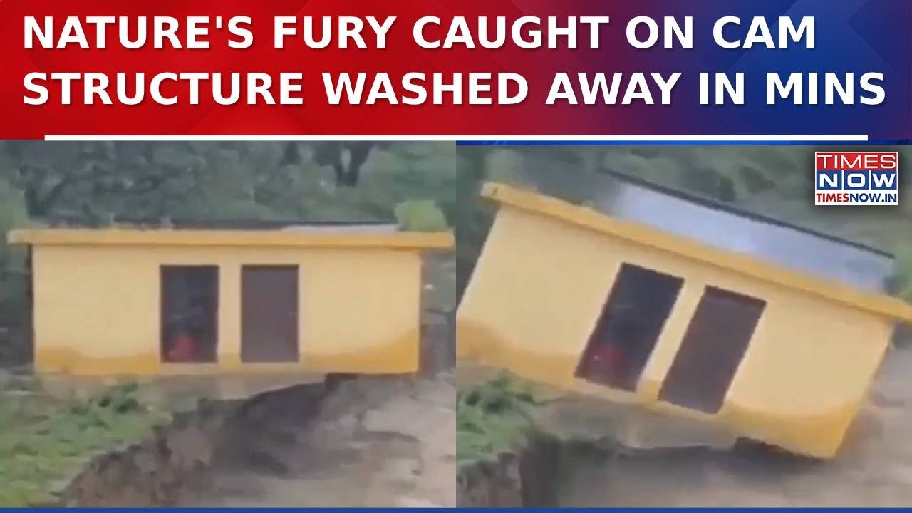 Jammu Kashmir Kathua Faces Nature&rsquo;s Fury | Structure Washed Away Amid Monsoon Flash Floods| Watch