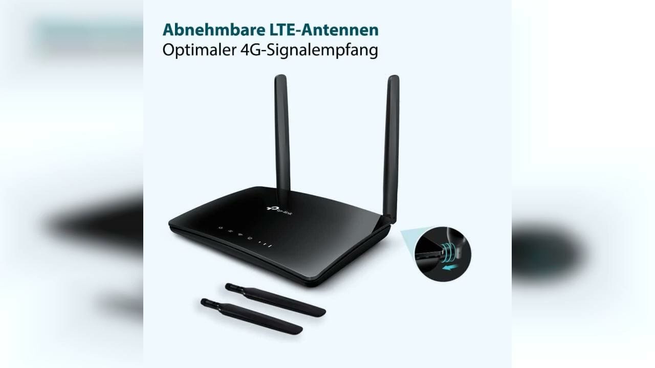 Rezension: TP-Link TL-MR6400 LTE Router, 4G Router unterstützt SIM Karten, 4G Cat4 bis zu 150 Mbi...