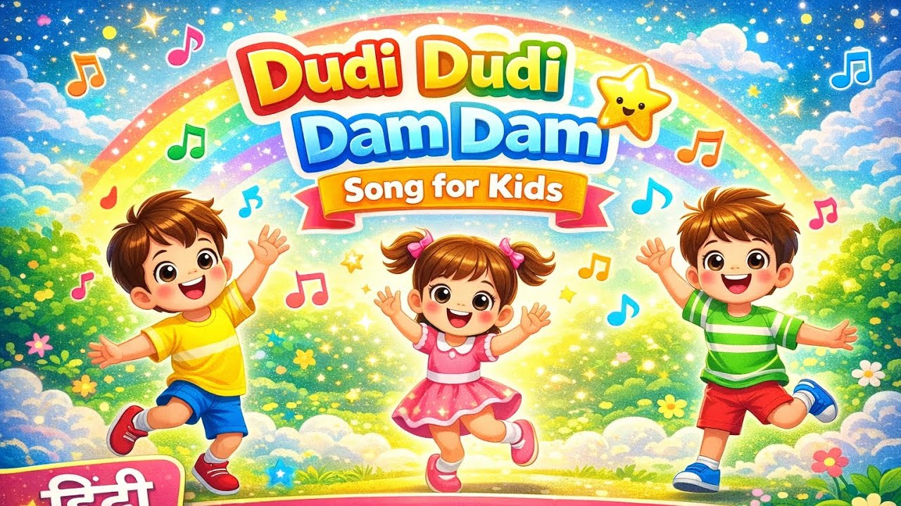Dudi Dudi Dam Dam Song for Kids 🎶 | Fun Dance Rhyme | Baby Songs Hindi