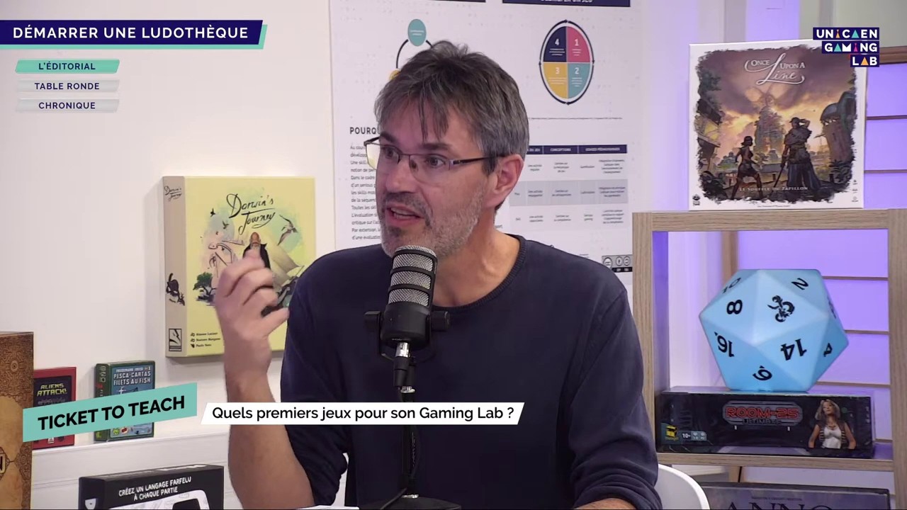 Ticket to Teach #48 — Quels premiers jeux pour son Gaming Lab ?