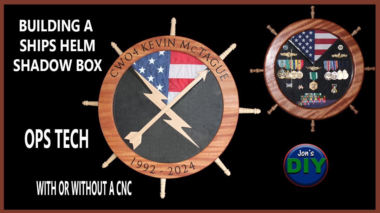 DIY Ships Helm Shadow Box (Jon's DIY)
