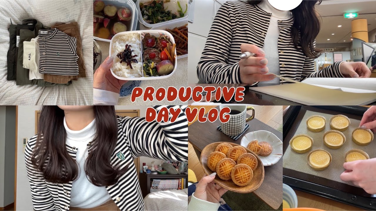 vlog🎄 私が頑張れる理由📝 | 24歳院生冬休みの過ごし方 | productive day as a grad student🧦 cooking | baking🧤