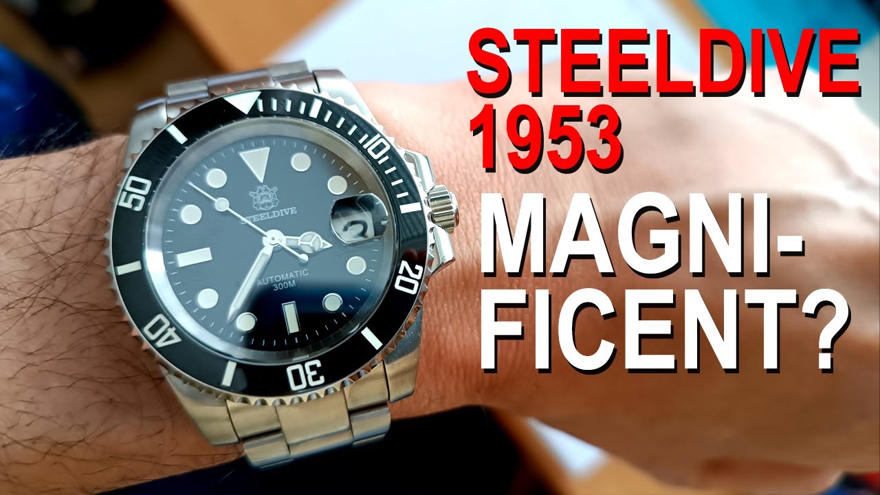 The Steeldive 1953 A Quick REVIEW! The Cyclops grew on me, Budget Automatic Submariner Hompage Watch