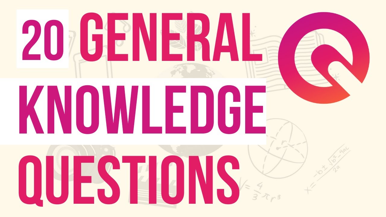 Test your knowledge with 20 Trivia Questions | General Knowledge Quiz
