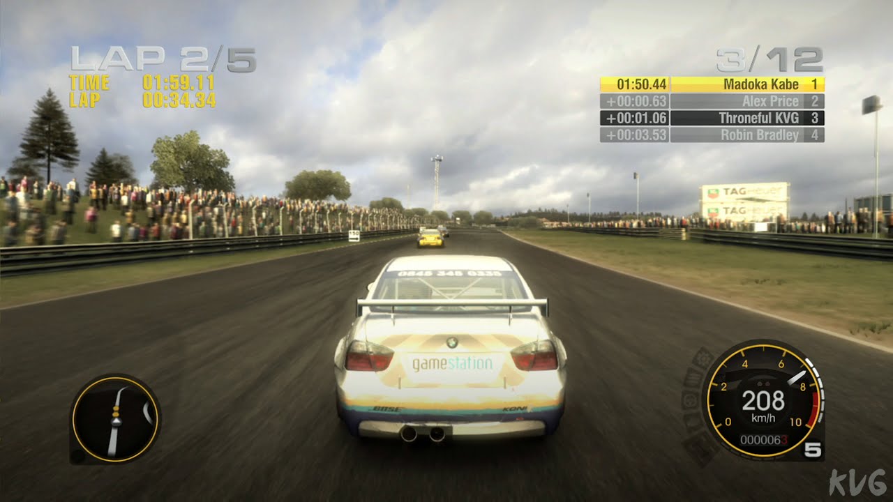 Race Driver: GRiD - BMW 320si - Gameplay (PC UHD) [4K60FPS]