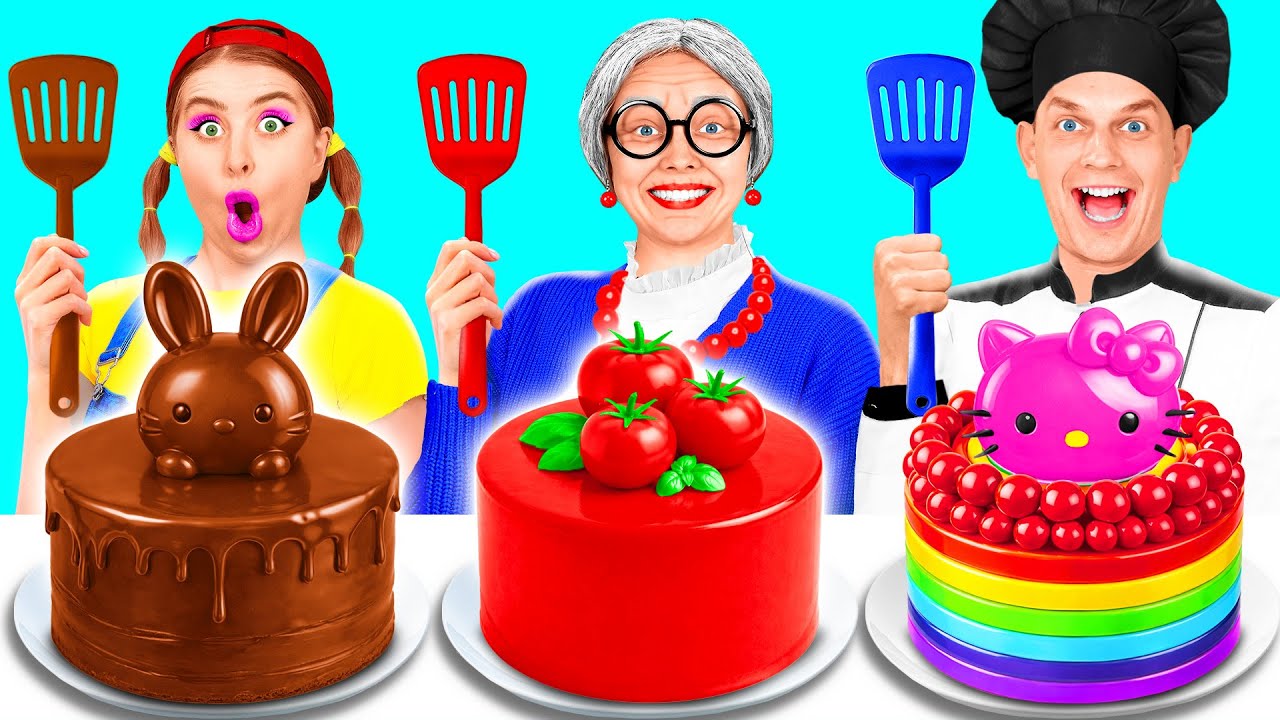 Кулинарный Челлендж: Я против Бабушки | Кулинарная Битва с Едой от Funny Funny