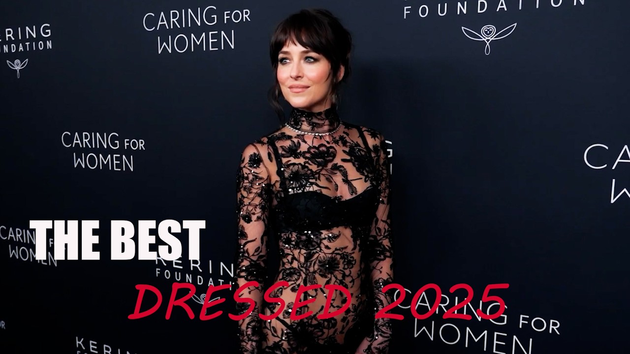 The Best DRESSED 2025 Celebrity Style - 4K