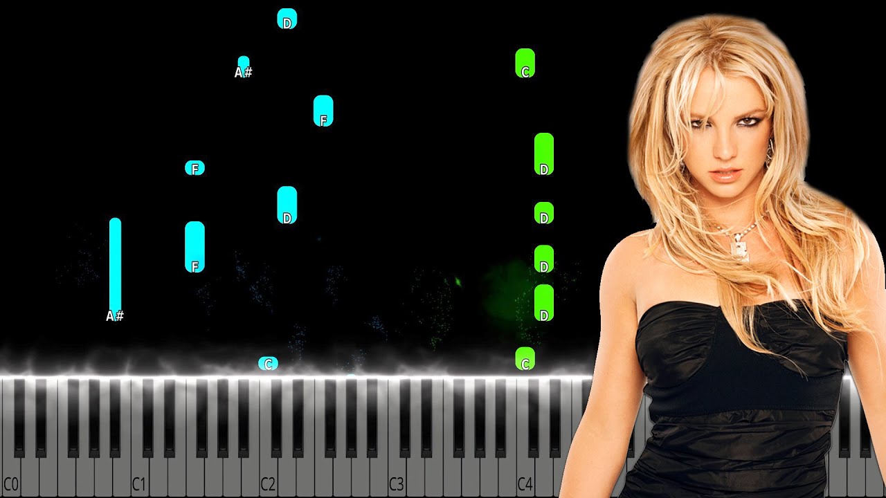 Britney Spears - Baby One More Time Piano Tutorial