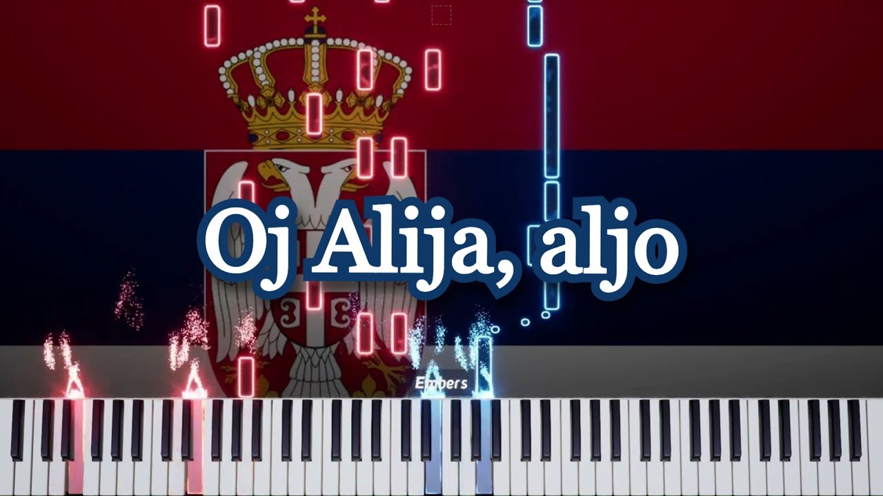 Oj Alija, aljo (Serbian Turbo-folk Song) - Piano