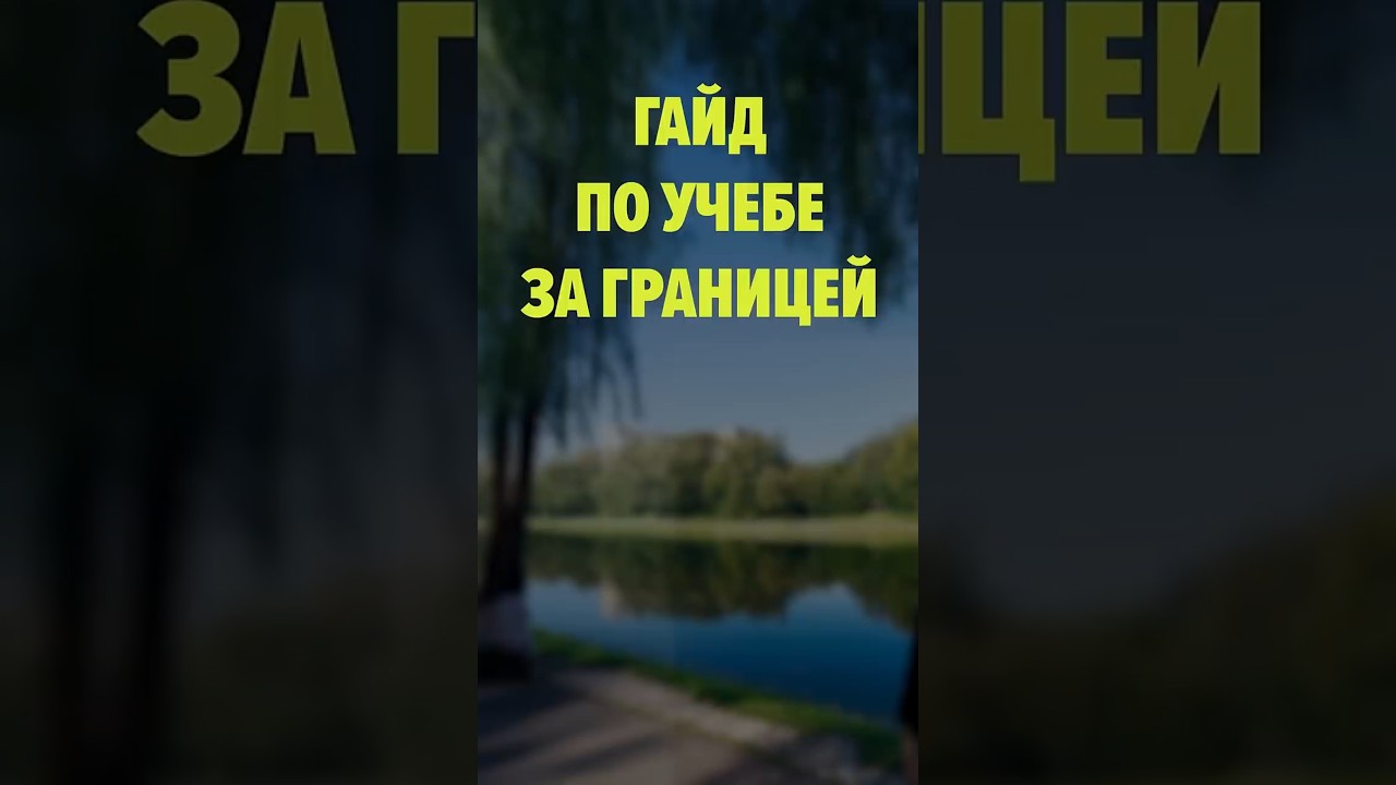 Почему тебе стоит учиться за границей? #shorts #наале