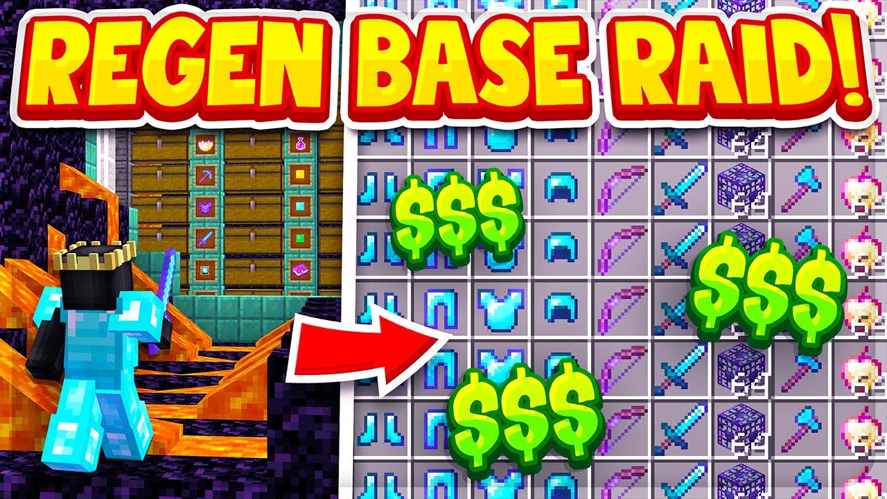RAIDING A *RICH* MINECRAFT FACTIONS SPAWNER BASE..! (OP)