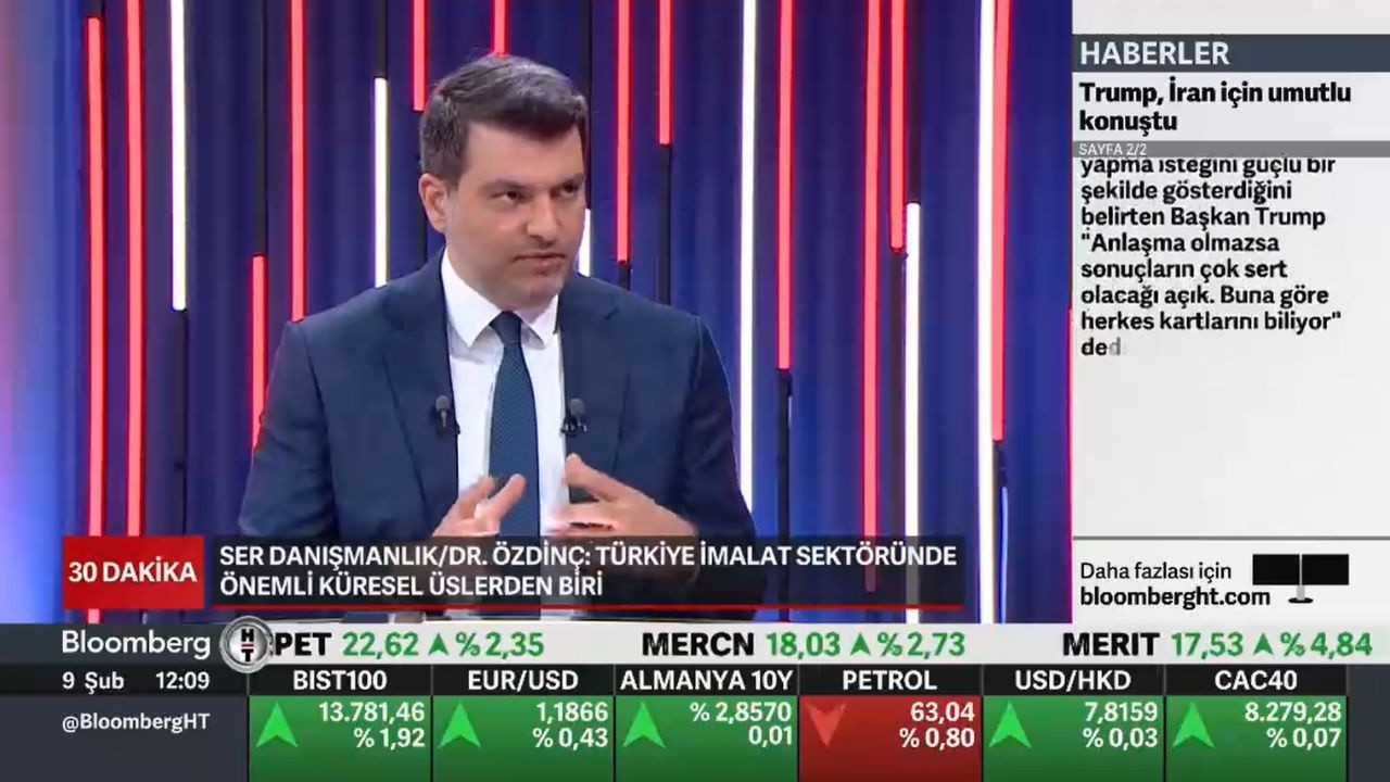 SER Danışmanlık Genel Müdürü Dr. Ömer Özdinç | Bloomberg 30 Dakika Programı