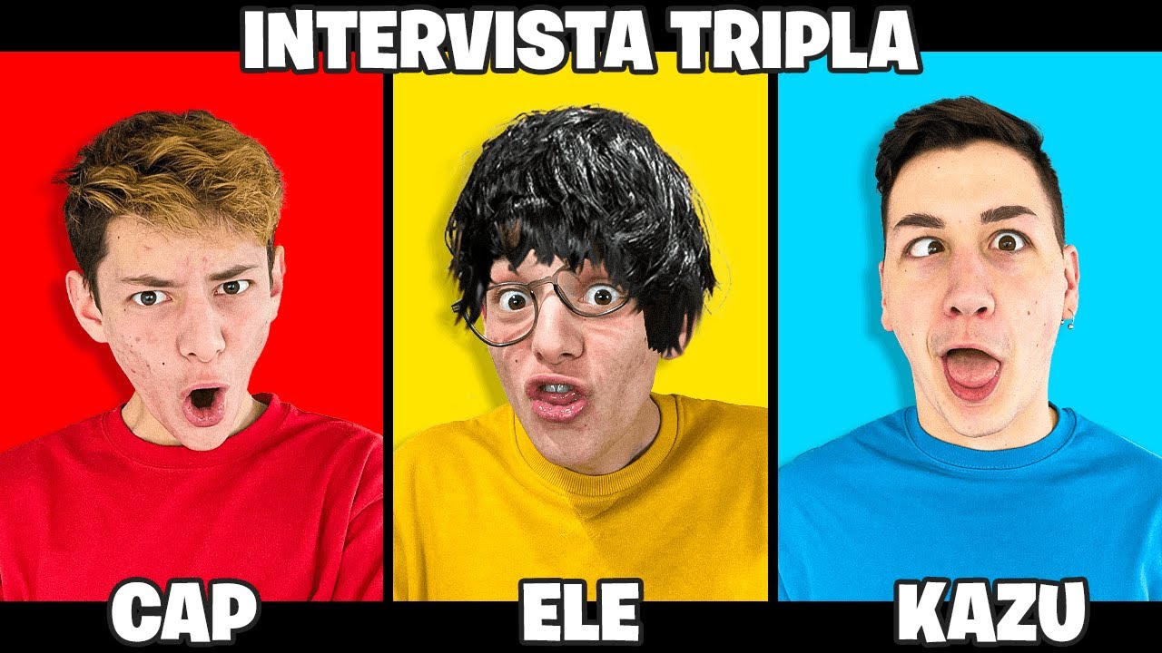 INTERVISTA TRIPLA con CAP KAZU e IL FRATELLO GEMELLO di CAP!