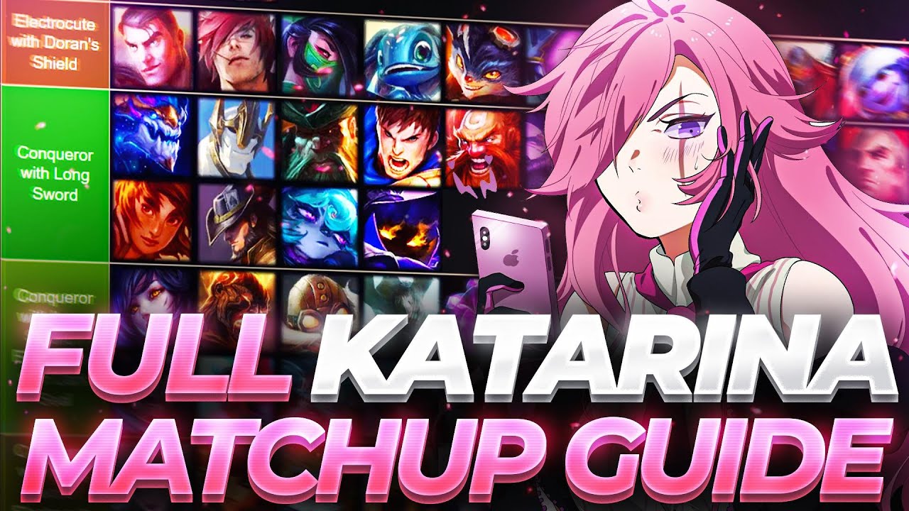 FULL KATARINA MATCHUP, RUNES AND STARTING ITEM GUIDE FOR SEASON 13