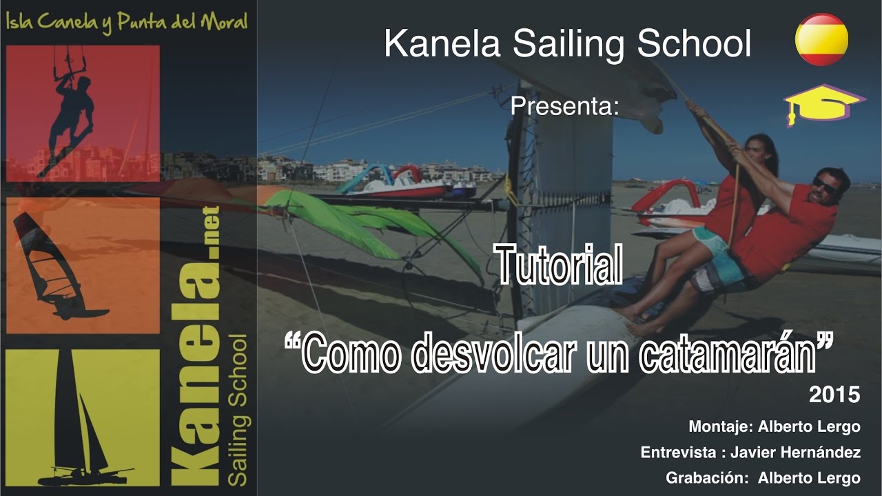 Como desvolcar un Catamarán. Tutorial