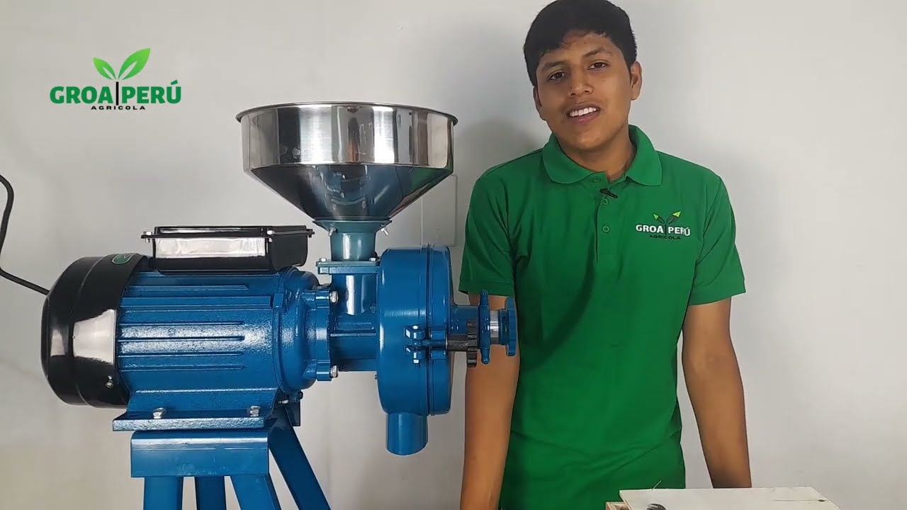 Como armar un molino dual 3hp Grain Mill 150 - Groa Perú