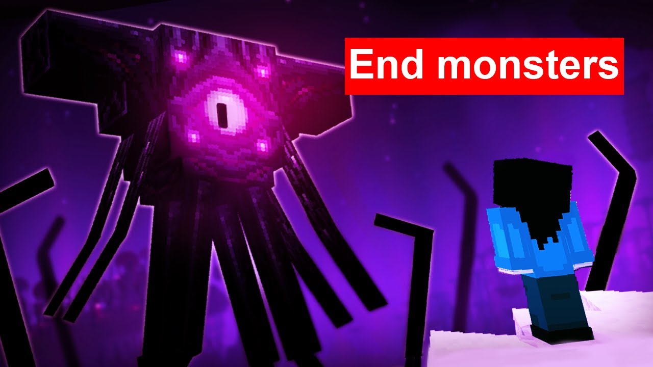 i added custom END Mobs in Minecraft...