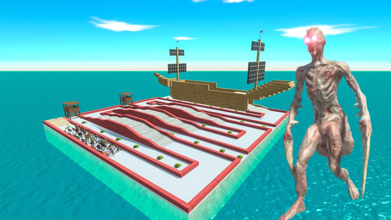 Escape From Saber Ghoul - Last Survivor - Animal Revolt Battle Simulator