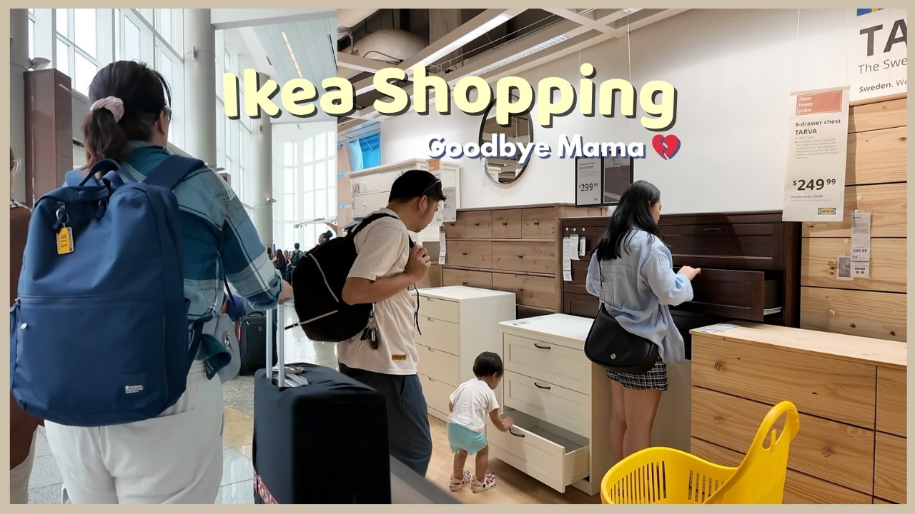 We Said Goodbye to Mama 💔 |+ Ikea Shopping for Our Home 🏠Filipino Family in the USA 🇺🇸