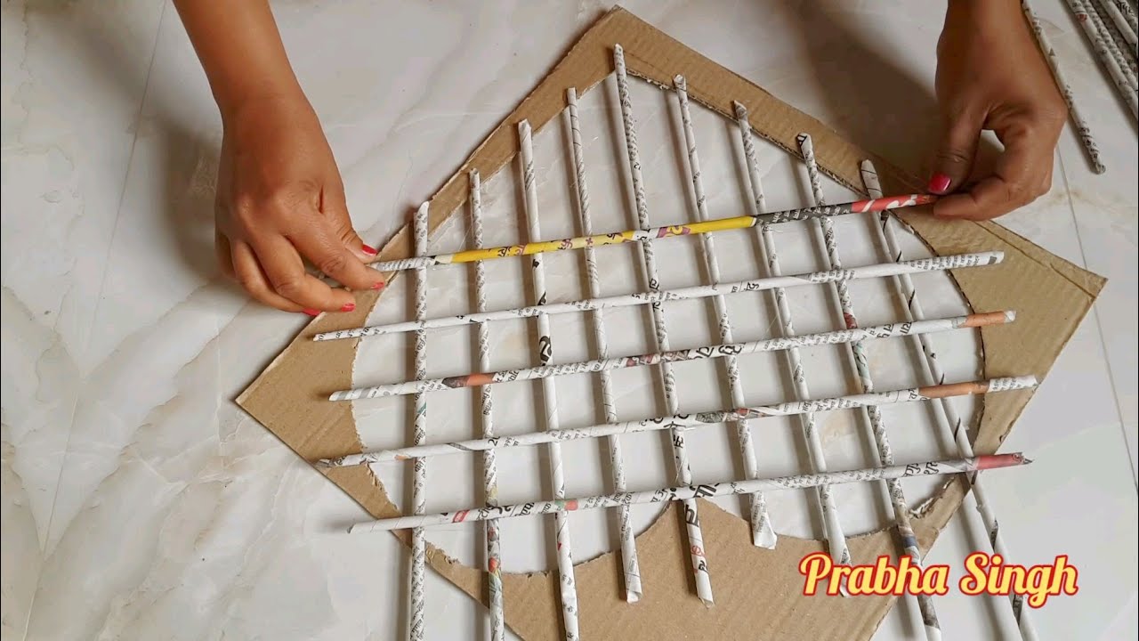 Paper flower wall hanging. Easy wall decoration ideas. Paper craft. Diy wall decor