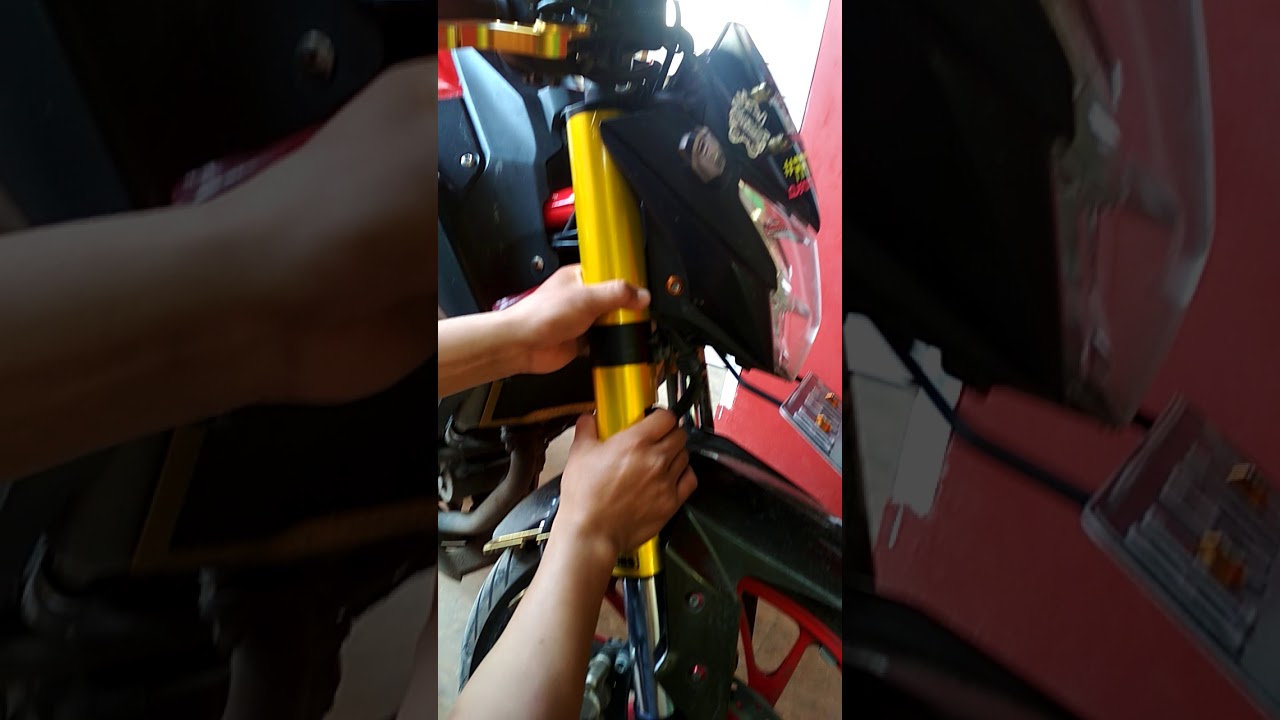 How to instal covershock new CB150r , vixion , r15 , R2 , cbr , etc
