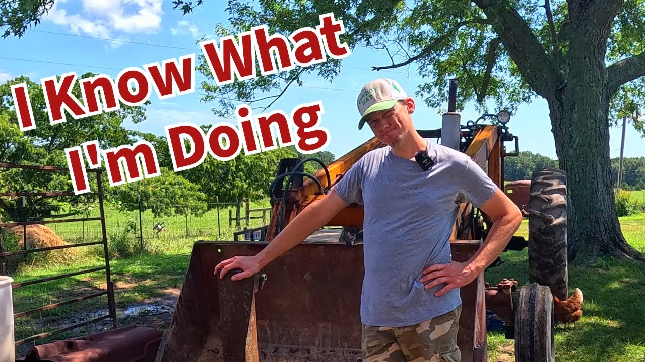 Mounting A Hay Spear Onto The Loader Bucket Of My Farmall Tractor