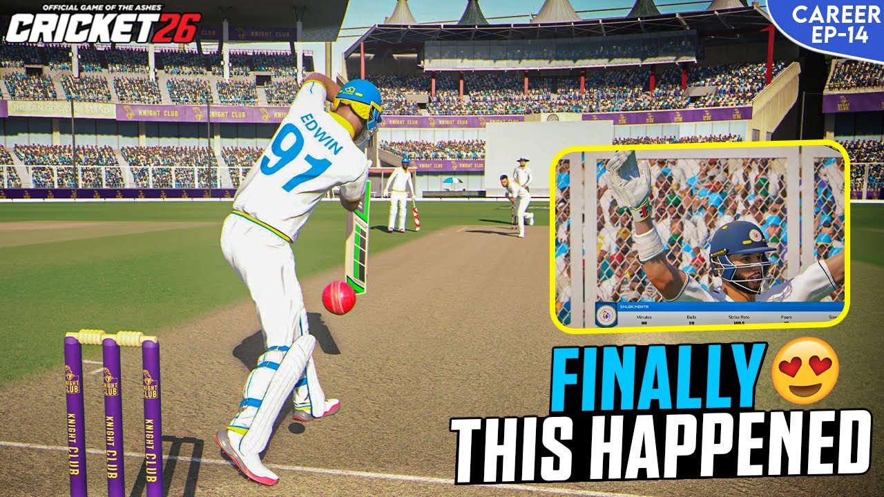 Cricket 26 My Career Mode - Top Scorer in Ranji Trophy ans Finally Got it 😍🔥#14