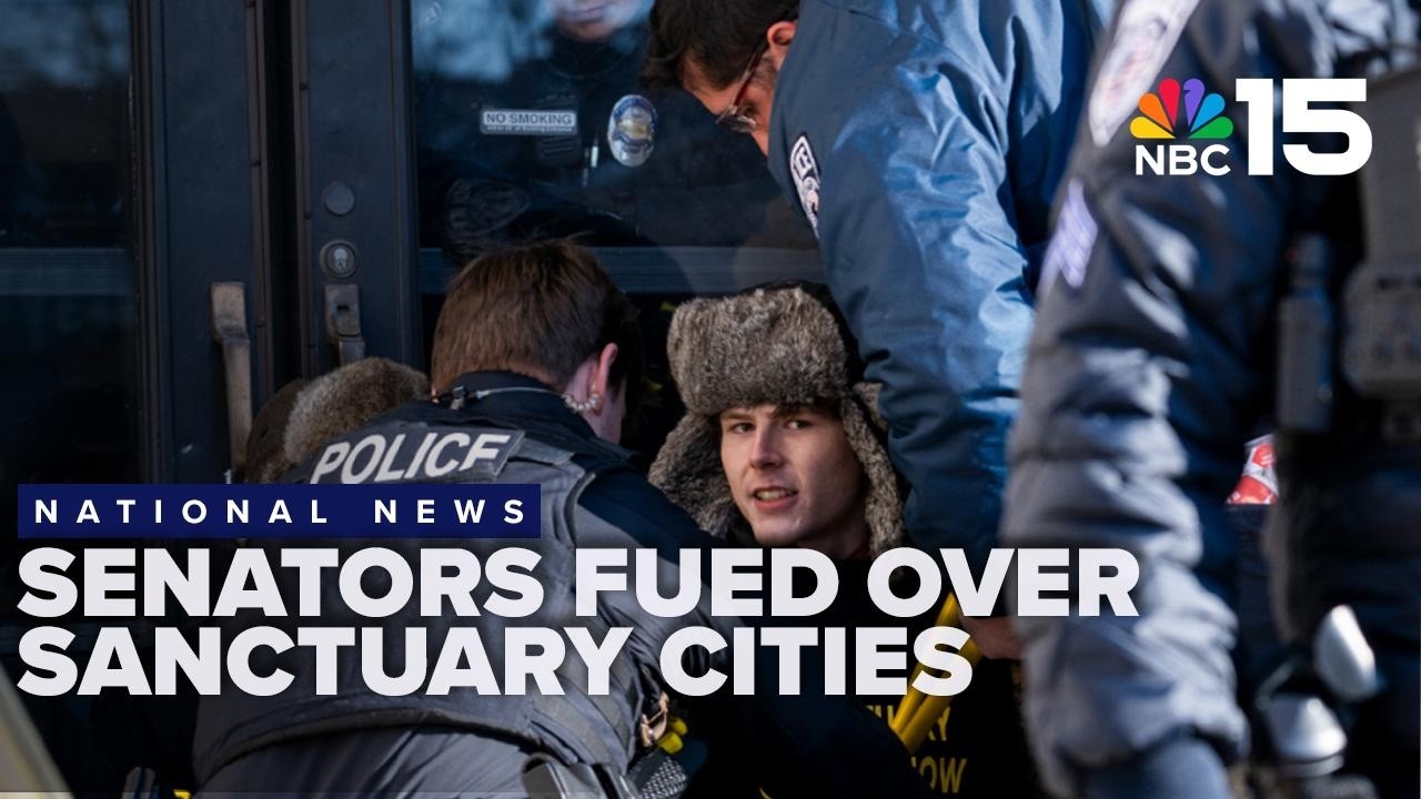 Сенаторы спорят о городах-убежищах на фоне обострения общенациональных дебатов.
