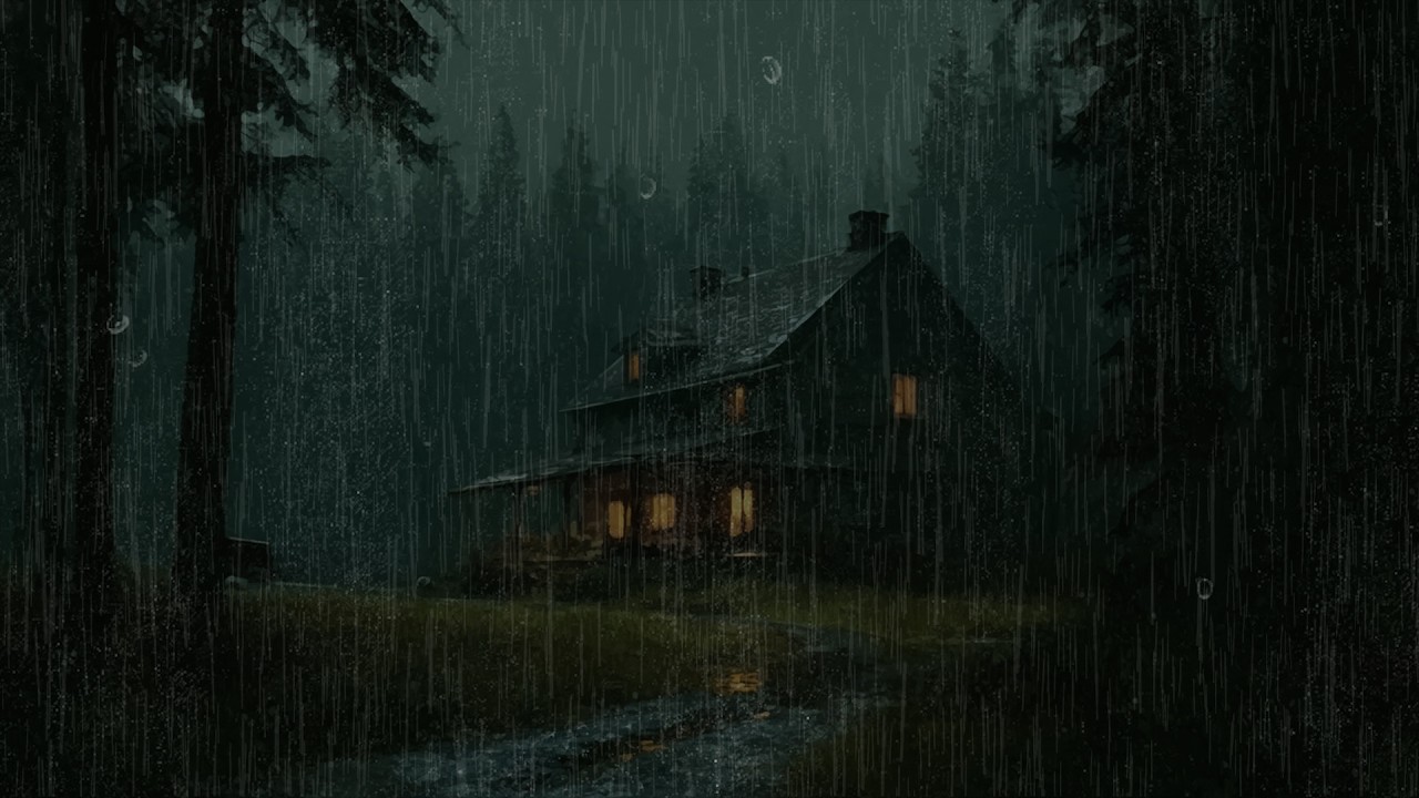 Heavy Rainstorm for Deep Sleep | Powerful Night Sounds for Insomnia Relief