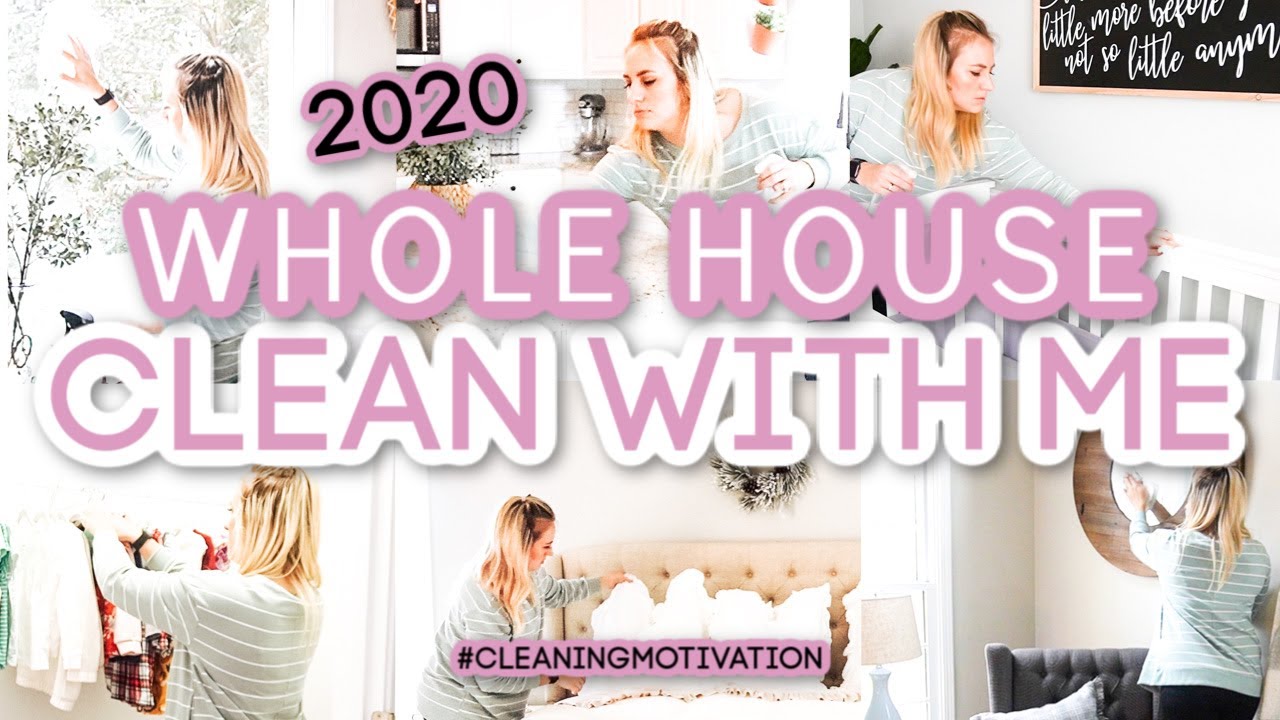 2020 WHOLE HOUSE CLEAN WITH ME//ULTIMATE CLEANING, ORGANIZING, DECLUTTERING, + MEAL PREP MOTIVATION