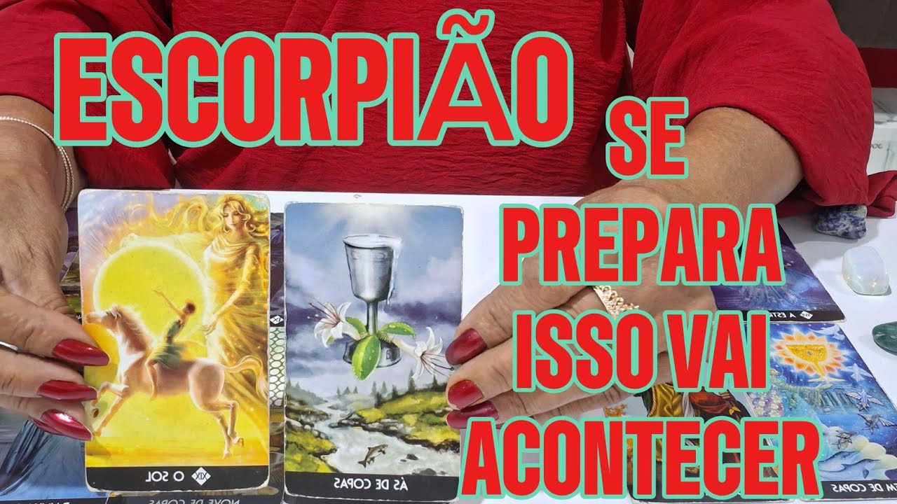 ESCORPIÃO ♏️ JESUS MARIA JOSÉ! UUAAU É MELHOR SABER DISSO AGORA! POIS VAI 🌈ACONTECER MUITO RAPIDO