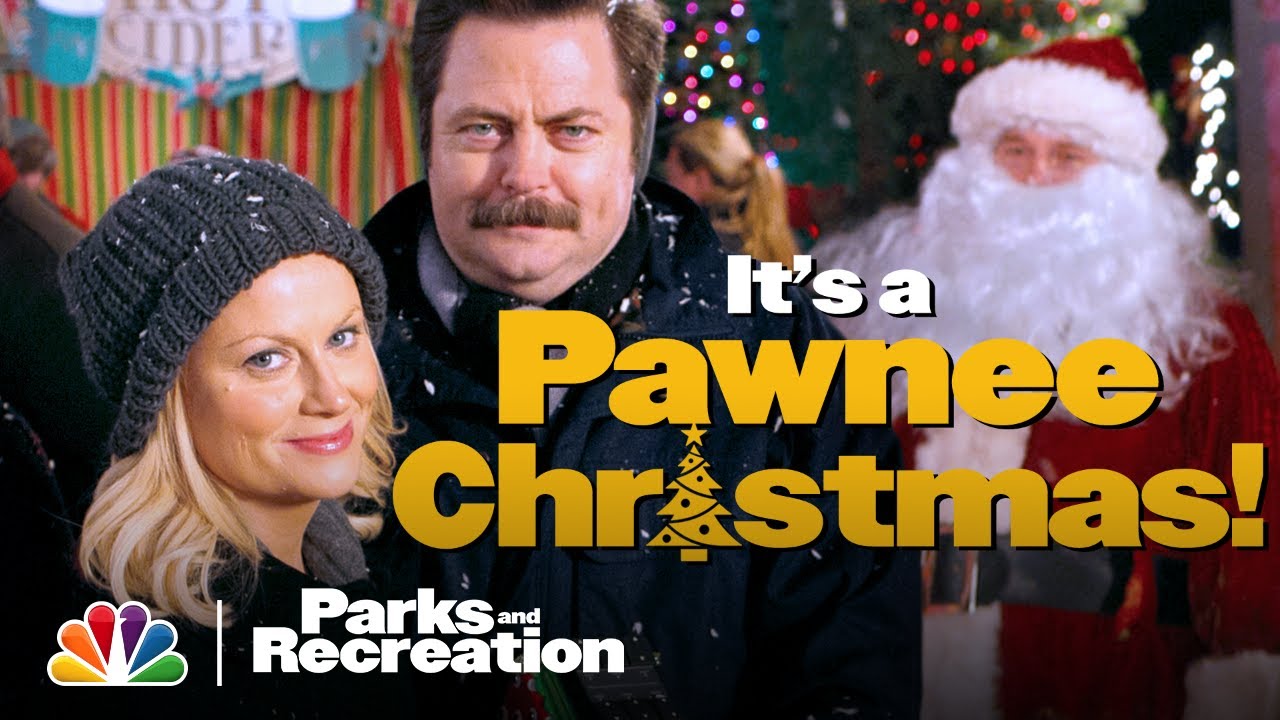 Funniest Parks and Recreation Christmas Moments | NBC