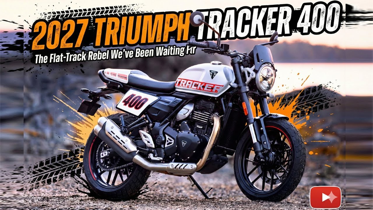 2027 Triumph Tracker 400; The Flat Track Rebel We’ve Been Waiting For