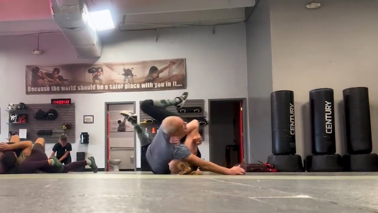 Green Belt Krav Maga FULL VIDEO Katy Paulson 8 months training END Ground Fight and Standup Fight