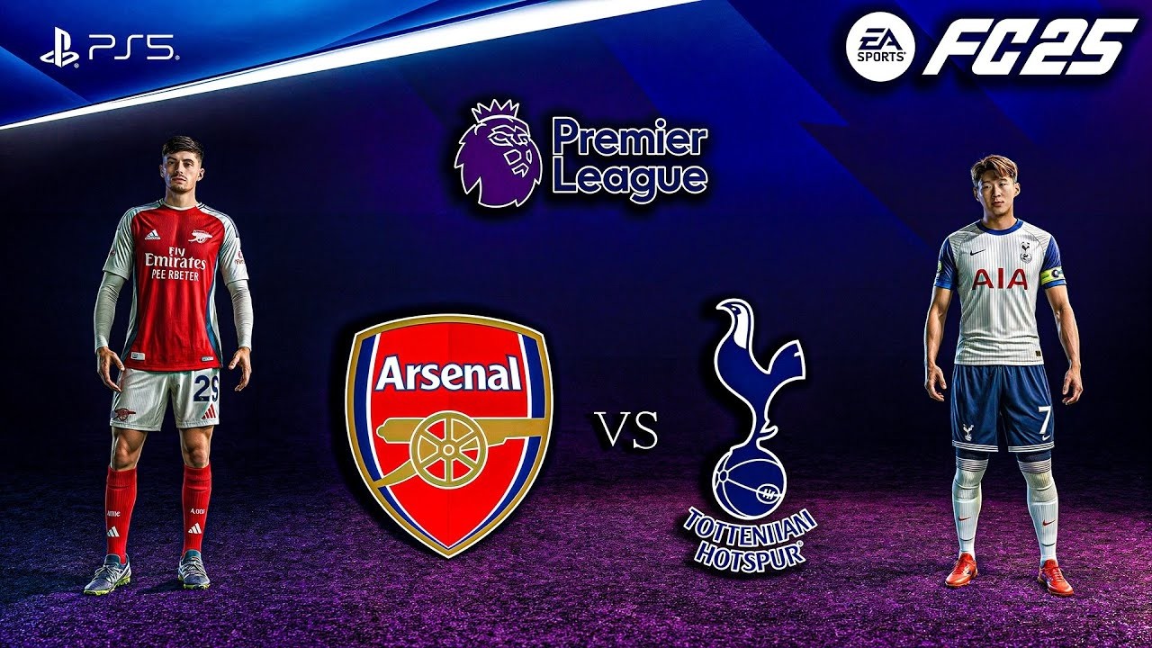 FC 25 - Arsenal vs. Tottenham Hotspur | Premier League 25/26 Full Match | PS5™ [4K60]