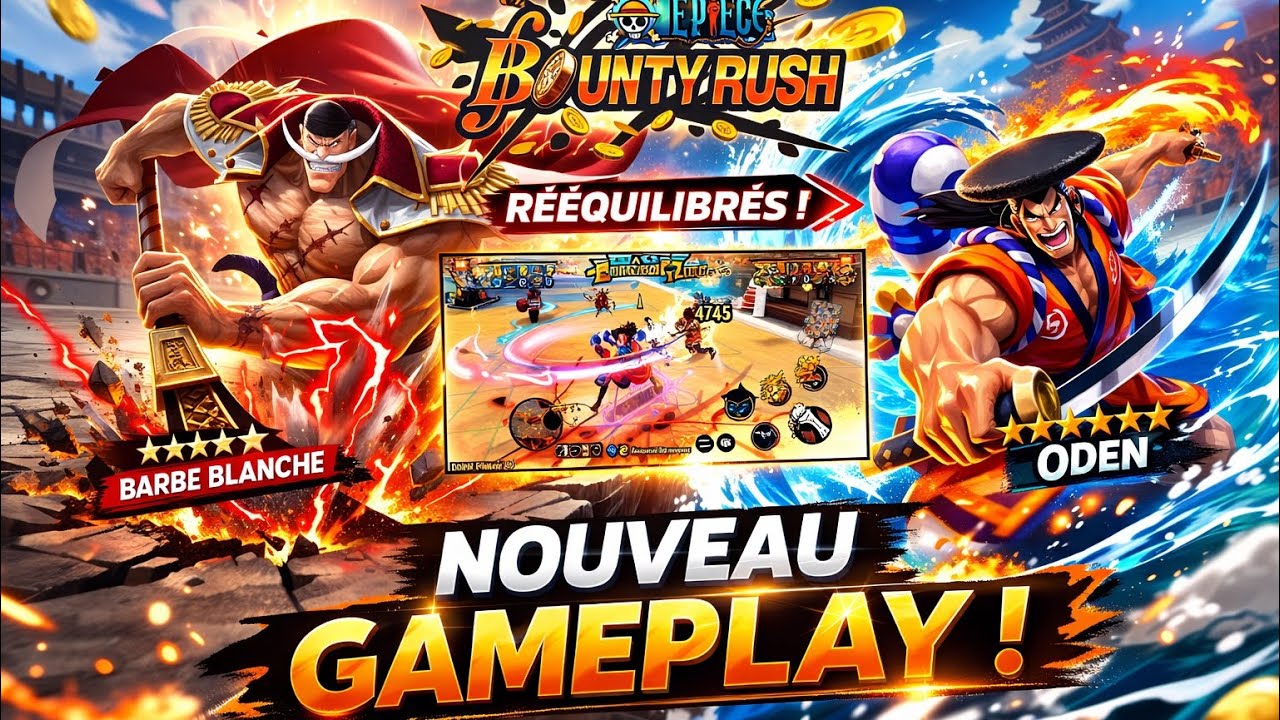 RÉÉQUILIBRAGE OPBR : Oden NERF… Barbe Blanche MONSTRUEUX 🤯 ! ONE PIECE BOUNTY RUSH 