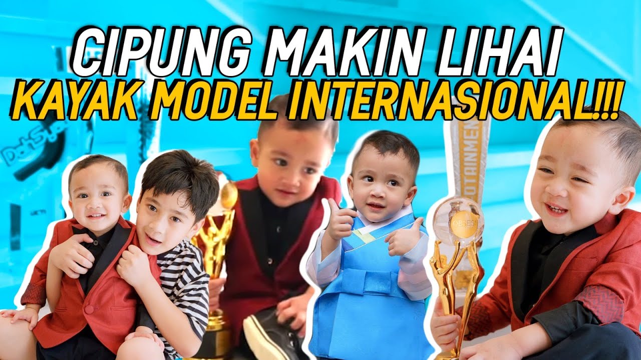 CIPUNG KEMBALI JADI MODEL FOTO SHOOT KOSTUM GEMES!!! SEMUA KOLEKSI PIALA NYA DIAJAK FOTO JUGA!!