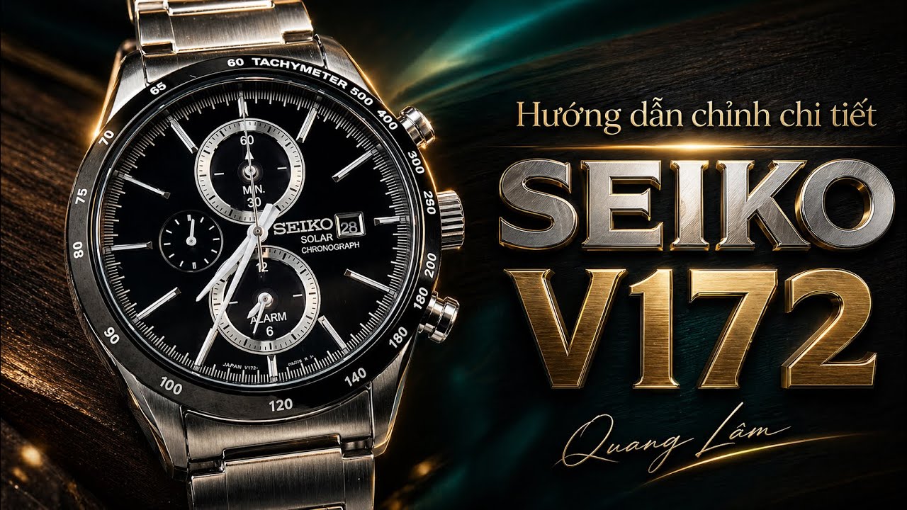 Seiko V172 — Подробная инструкция по настройке | Dong Ho Quang Lam