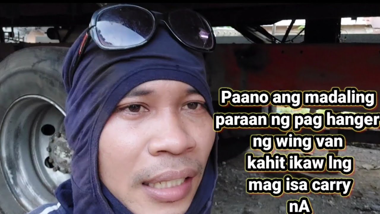 paano mag hanger nang wing van truck kahit ikaw lng mag isA #saldzchannel