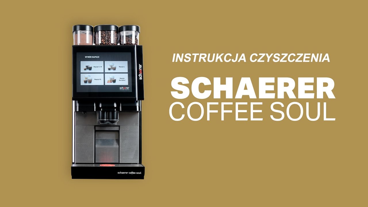 Film czyszczenie odkamienianie Schaerer Coffee SOUL (SELECT) Stacja Syropów
