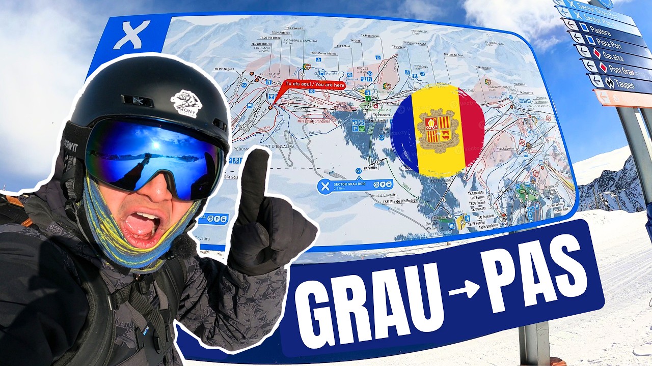 Ruta fácil en Grandvalira: GRAU ROIG ➝ PAS de la CASA paso a paso ⛷️