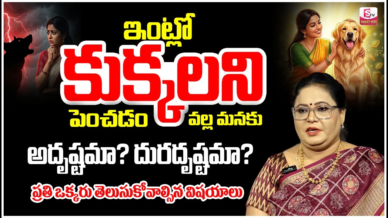 Astrologer Tanushka : ఇంట్లో కుక్కనుపెంచడం అదృష్టమా? దురదృష్టమా? | Astrology Facts | SumanTV Padmini
