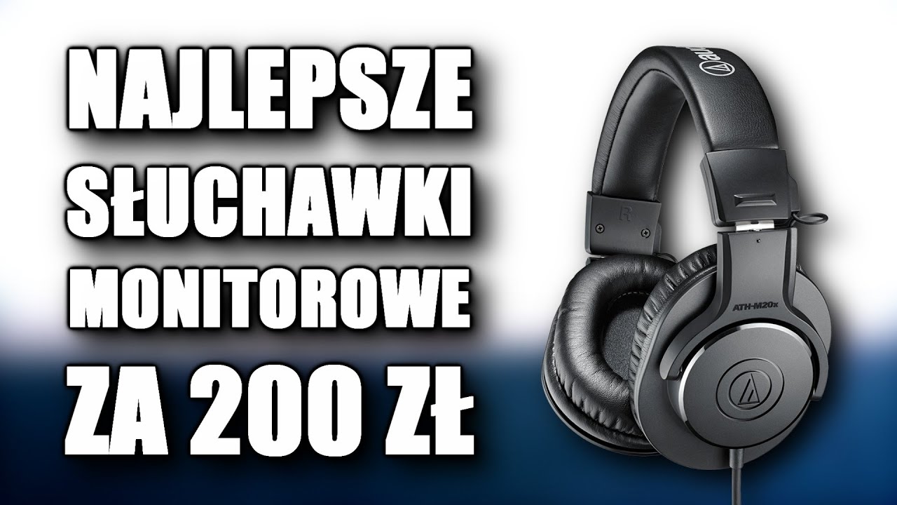 NAJLEPSZE SŁUCHAWKI STUDYJNE ZA 200 ZŁ | Audio-Technica ATH-M20X | Unboxing/Test/Recenzja