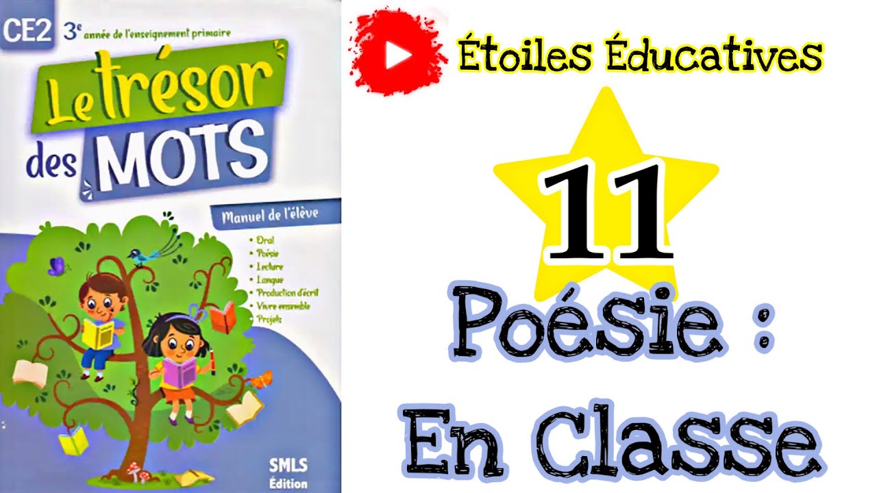 Poésie : En classe | Le trésor des mots CE2 | page 11