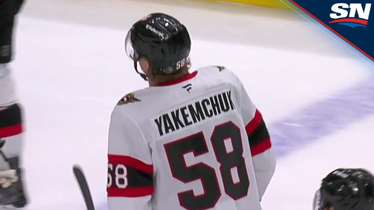 Carter Yakemchuk Picks Up First NHL Point With Slick Assist On Brady Tkachuk's Goal