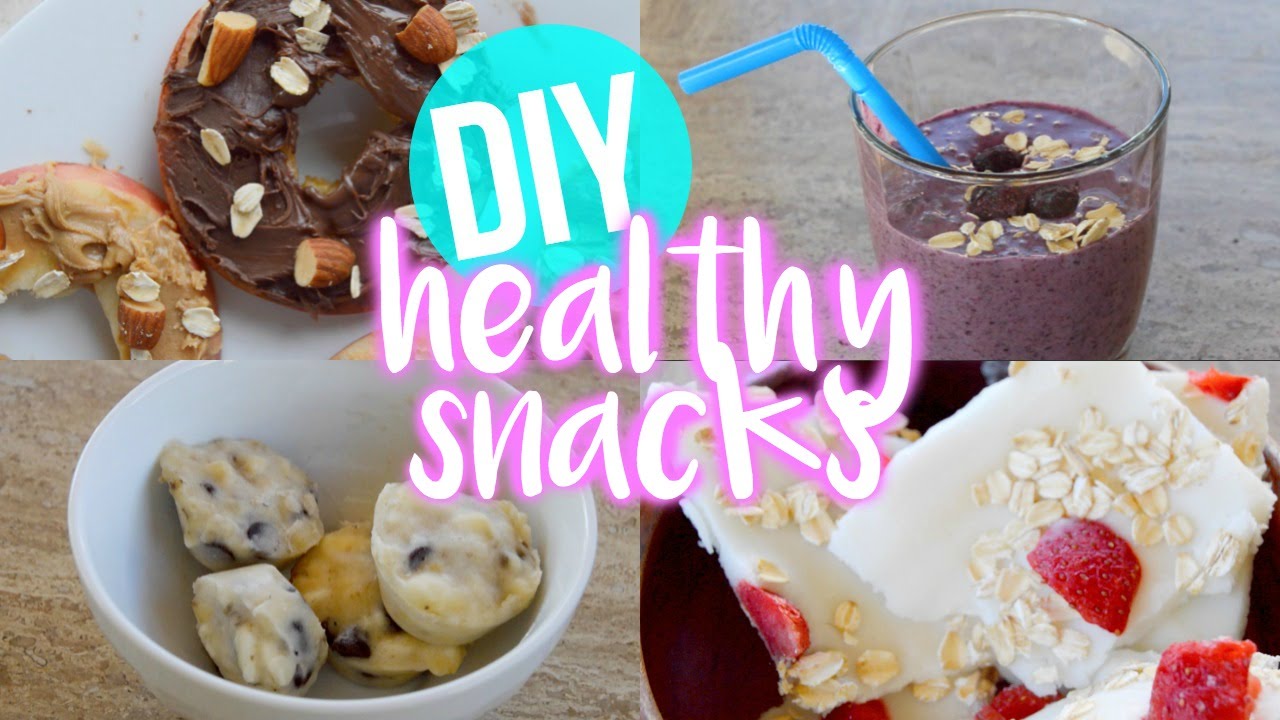 DIY EASY & HEALTHY SNACKS 2016
