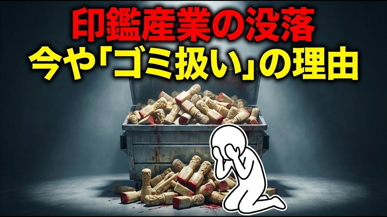 [印鑑産業の没落]「今やゴミ扱い」100年の伝統の誇りが紙くずになった理由