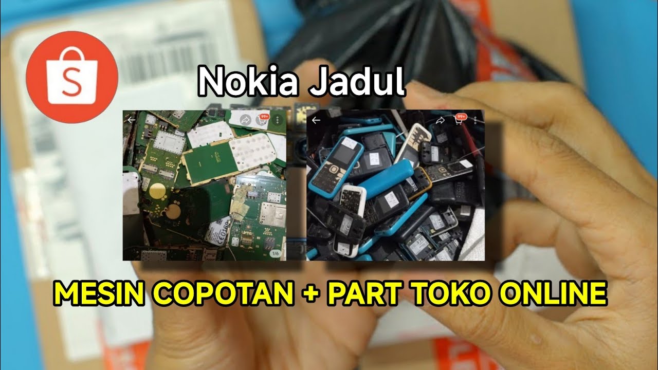 RAKIT HP NOKIA JADUL DARI MESIN BEKAS COPOTAN & SPAREPART di SHOOPE!? Auto Nostalgia Punya Hp Jadul!