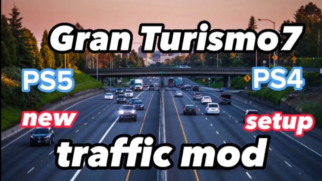 gran turismo 7 ps5 and ps4 traffic custom game setup easy no players need all ai #granturismo7